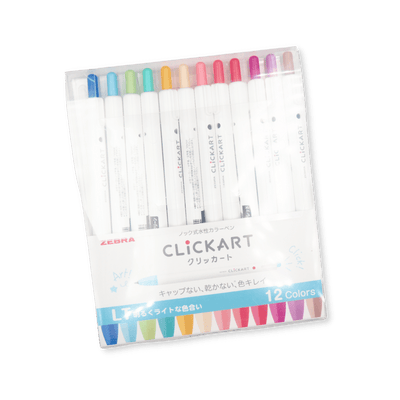 Crayons feutre Clickart - Pastel - Blueberry Papeterie