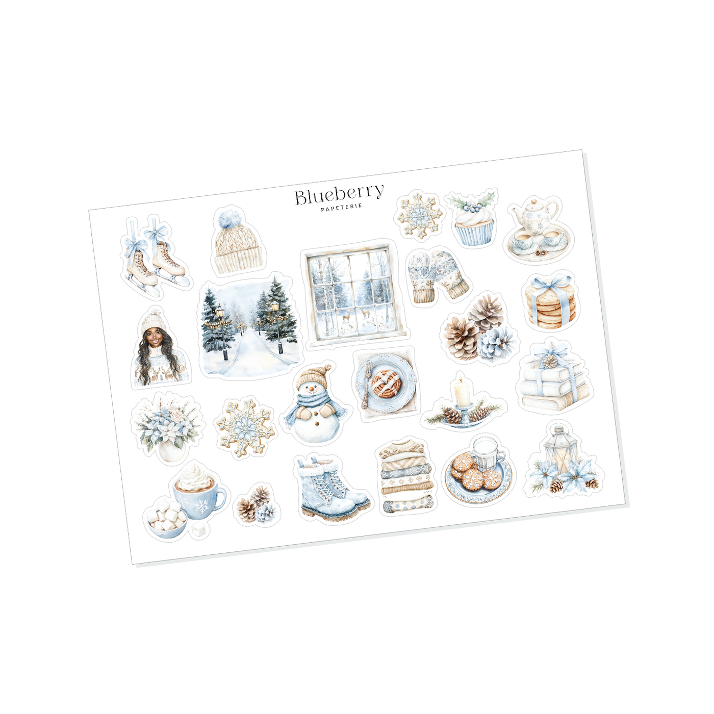 Ensemble thématique - Collection Fleurs de givre