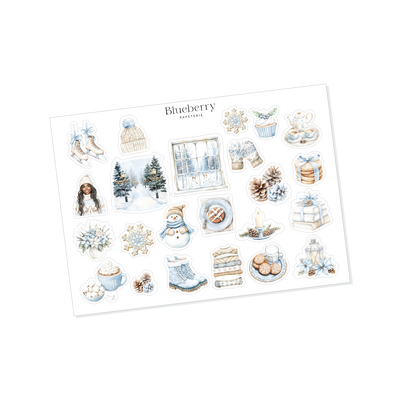 Ensemble thématique - Collection Fleurs de givre