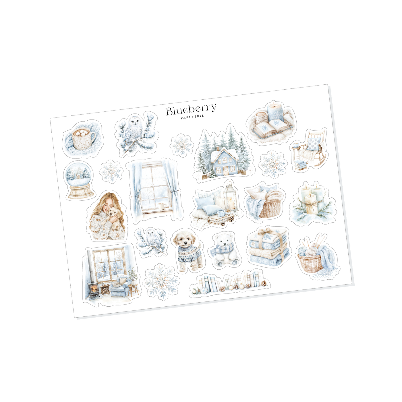 Ensemble thématique - Collection Fleurs de givre