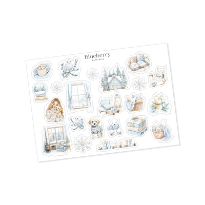 Ensemble thématique - Collection Fleurs de givre