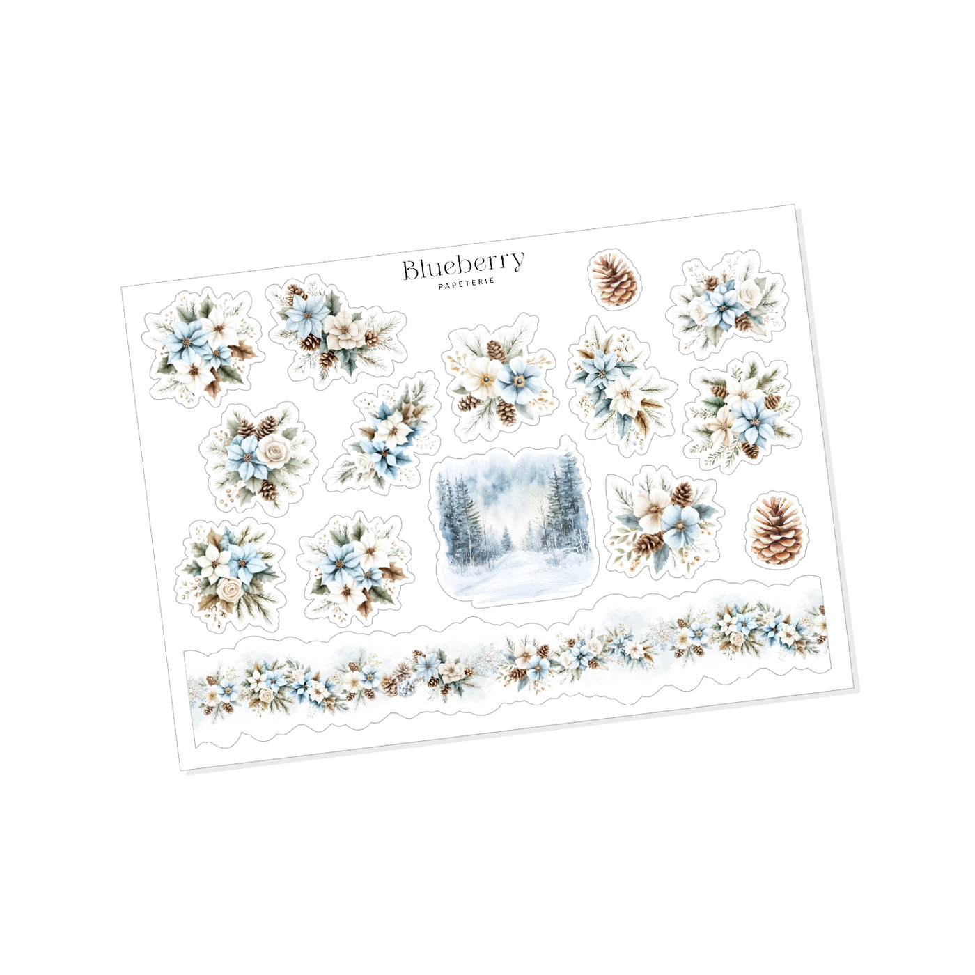 Ensemble thématique - Collection Fleurs de givre