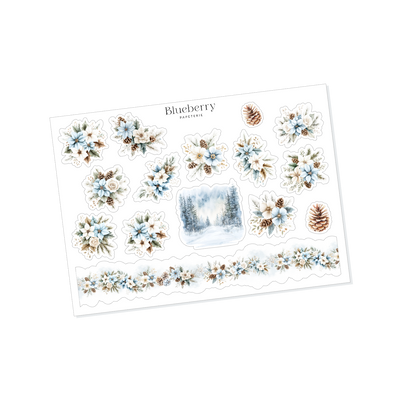 Ensemble thématique - Collection Fleurs de givre