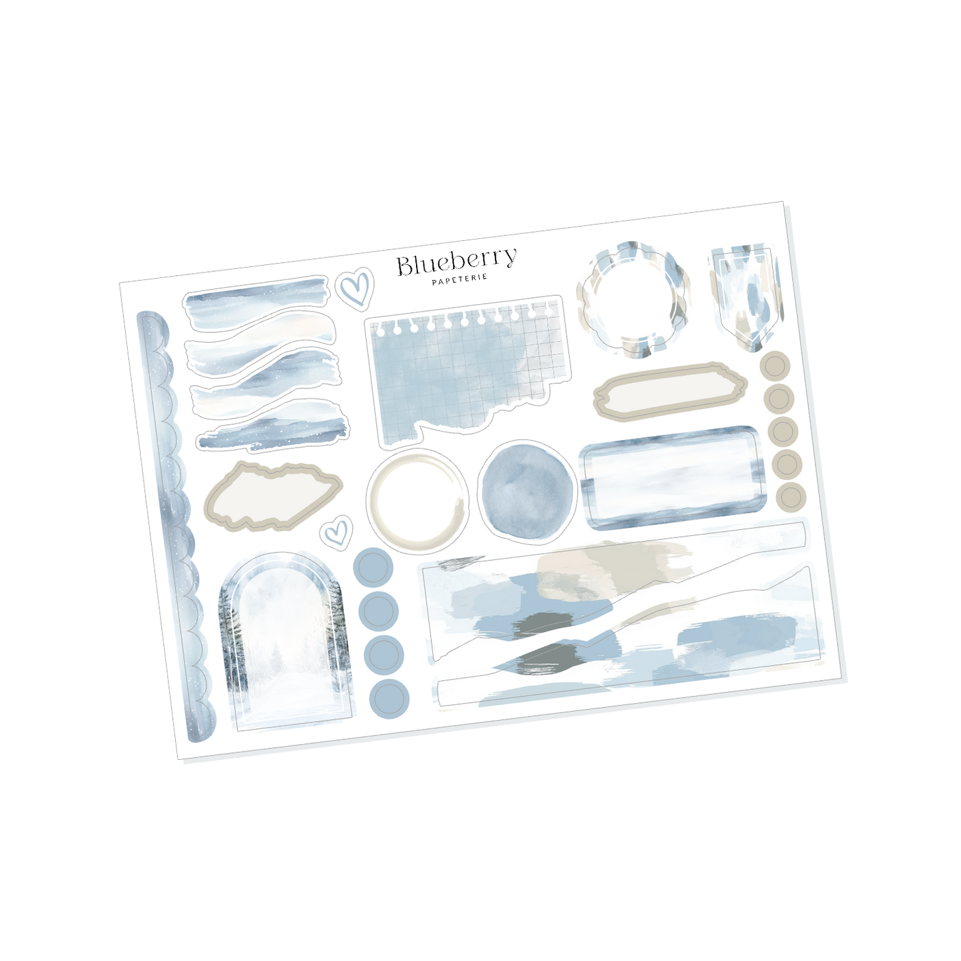 Ensemble thématique - Collection Fleurs de givre