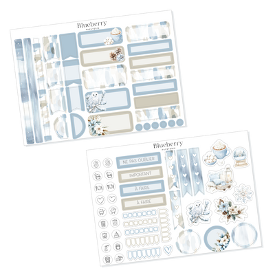 Ensemble thématique - Collection Fleurs de givre