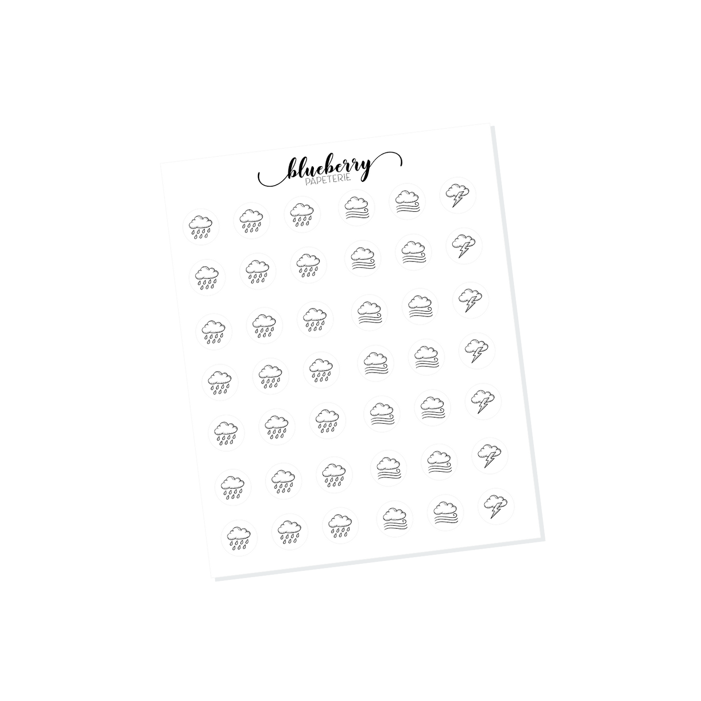 Stickers Icons - Bad weather