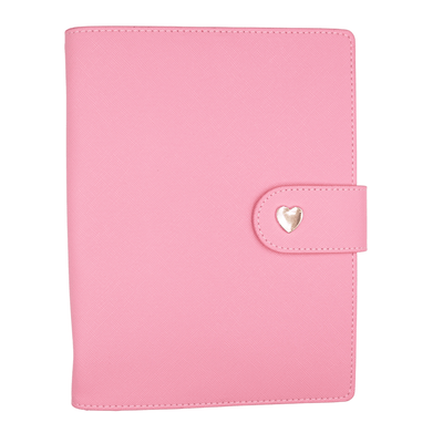 Album de rangement - Cuir végan - Pivoine - Blueberry Papeterie