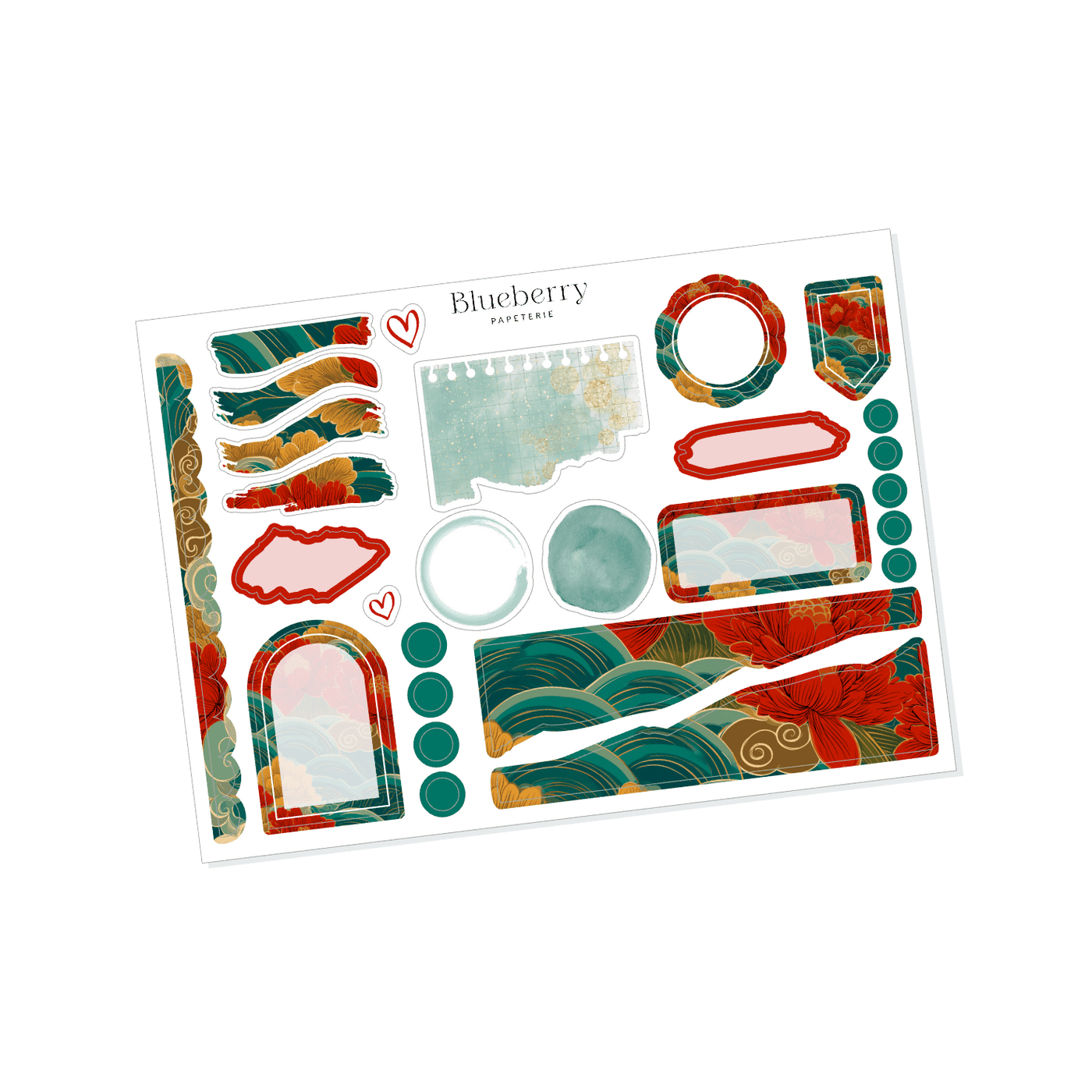 Autocollants Nouvel an lunaire - Blueberry Papeterie