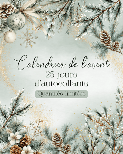 Calendrier de l'Avent - Blueberry Papeterie