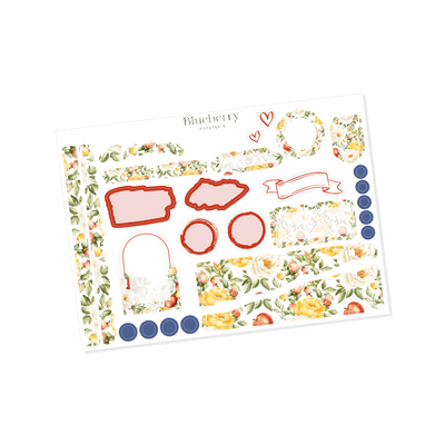 Collection d'autocollants Princesse Blanche comme neige - Blueberry Papeterie