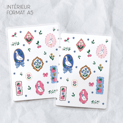 Couverture plastifiée format A5 - Blueberry Papeterie