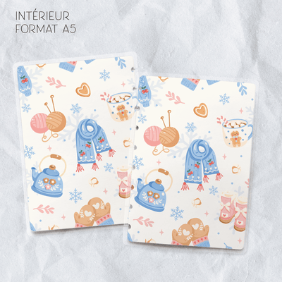 Couverture plastifiée format A5 - Blueberry Papeterie