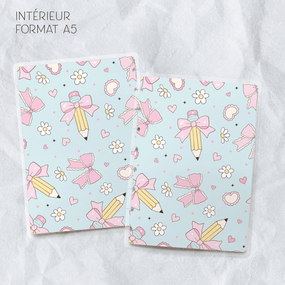 Couverture plastifiée format A5 - Blueberry Papeterie