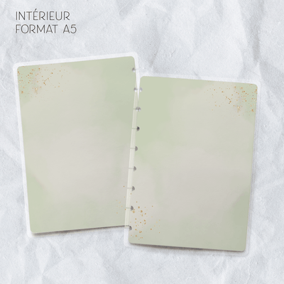 Couverture plastifiée format A5 - Blueberry Papeterie