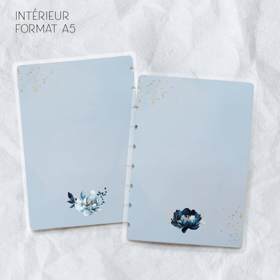 Couverture plastifiée format A5 - Blueberry Papeterie