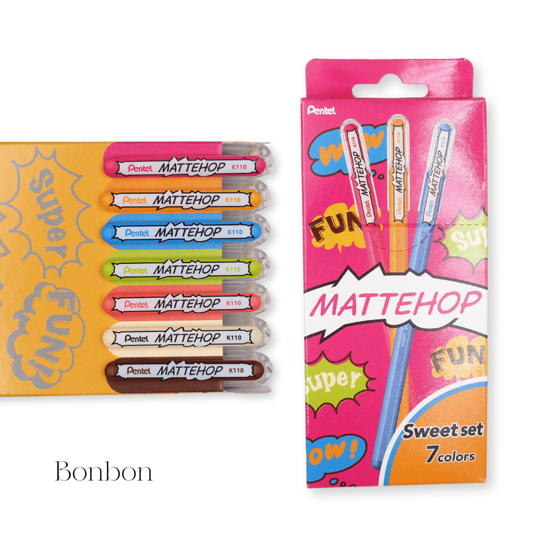Crayon gel Pentel Mattehop - Blueberry Papeterie
