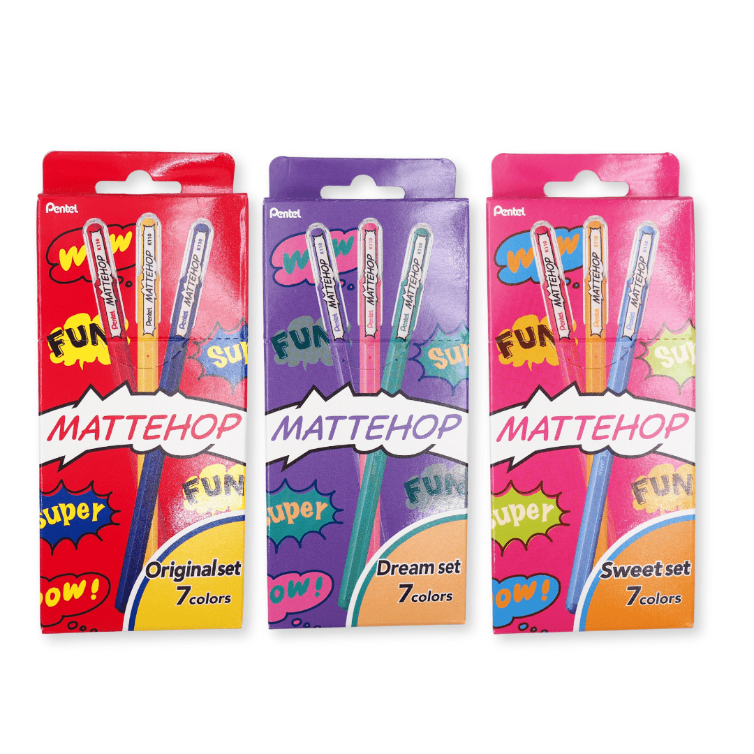 Crayon gel Pentel Mattehop - Blueberry Papeterie