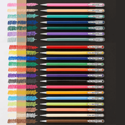 Crayon gel Pentel Mattehop - Blueberry Papeterie
