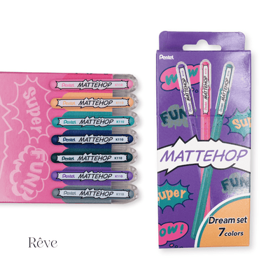 Crayon gel Pentel Mattehop - Blueberry Papeterie