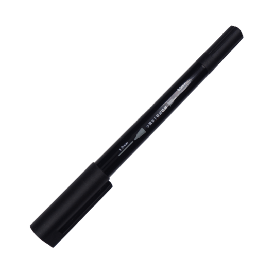 Crayon permanent double pointe - Blueberry Papeterie