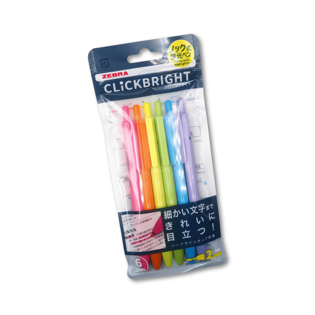 Crayons surligneurs ClickBright - Blueberry Papeterie