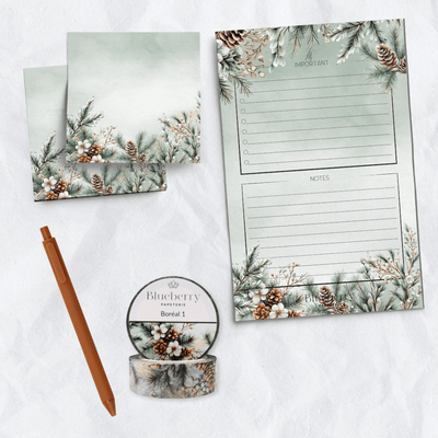 Ensemble cadeau Boréal - Blueberry Papeterie
