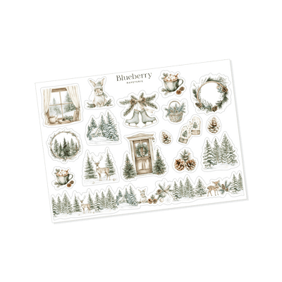 Ensemble thématique - Collection Boréal - Blueberry Papeterie