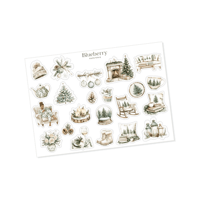 Ensemble thématique - Collection Boréal - Blueberry Papeterie