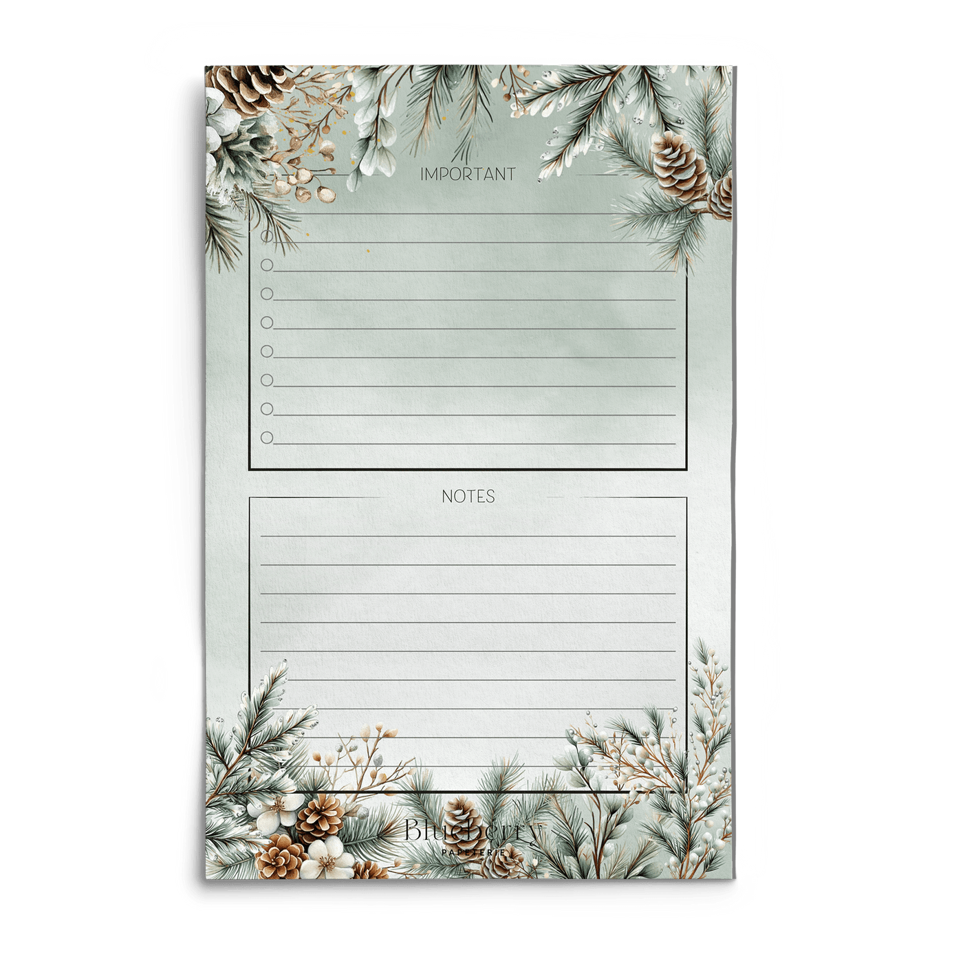 Ensemble thématique - Collection Boréal - Blueberry Papeterie