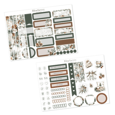 Ensemble thématique - Collection Boréal - Blueberry Papeterie