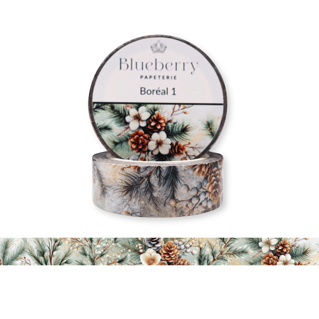 Ensemble thématique - Collection Boréal - Blueberry Papeterie