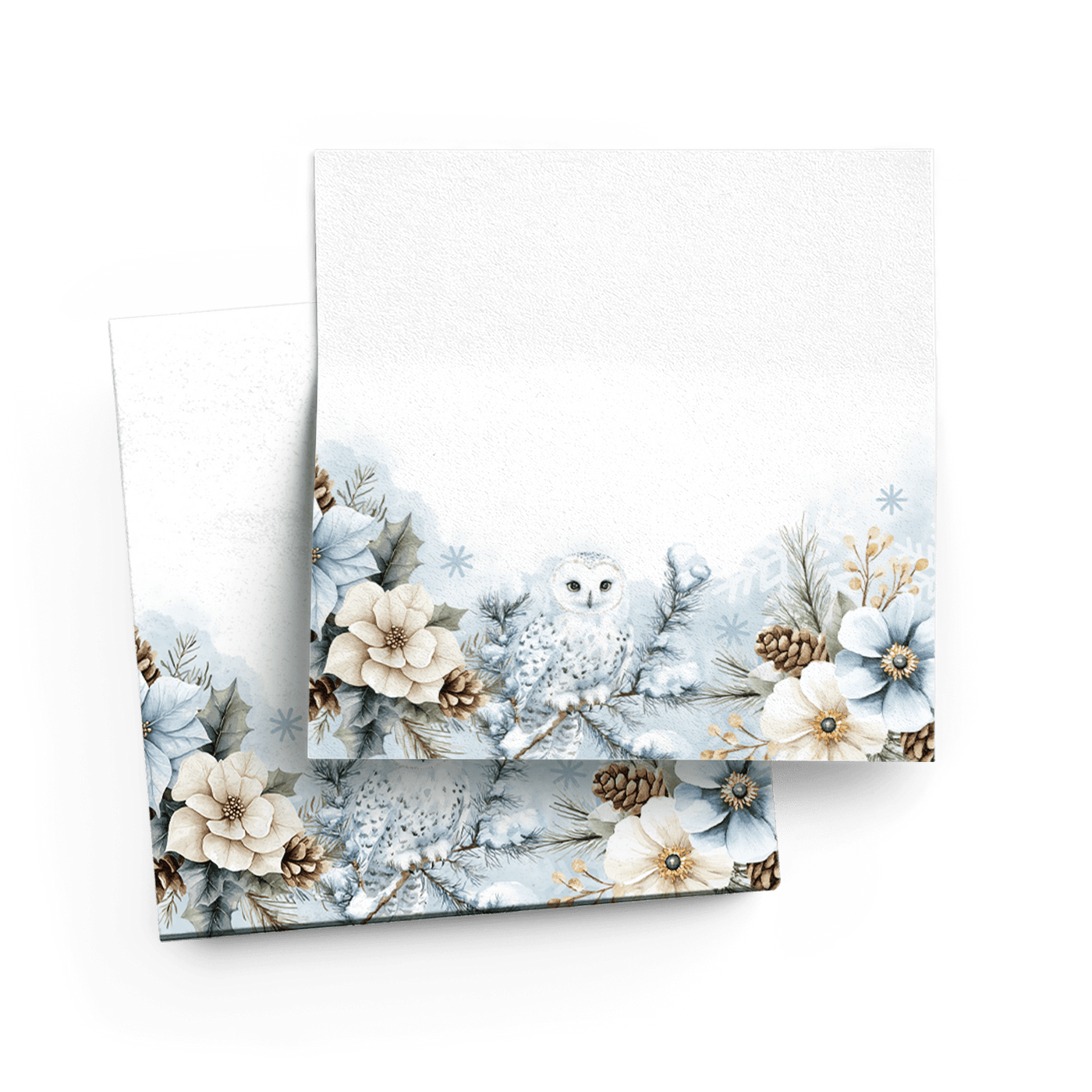 Ensemble thématique - Collection Fleurs de givre - Blueberry Papeterie