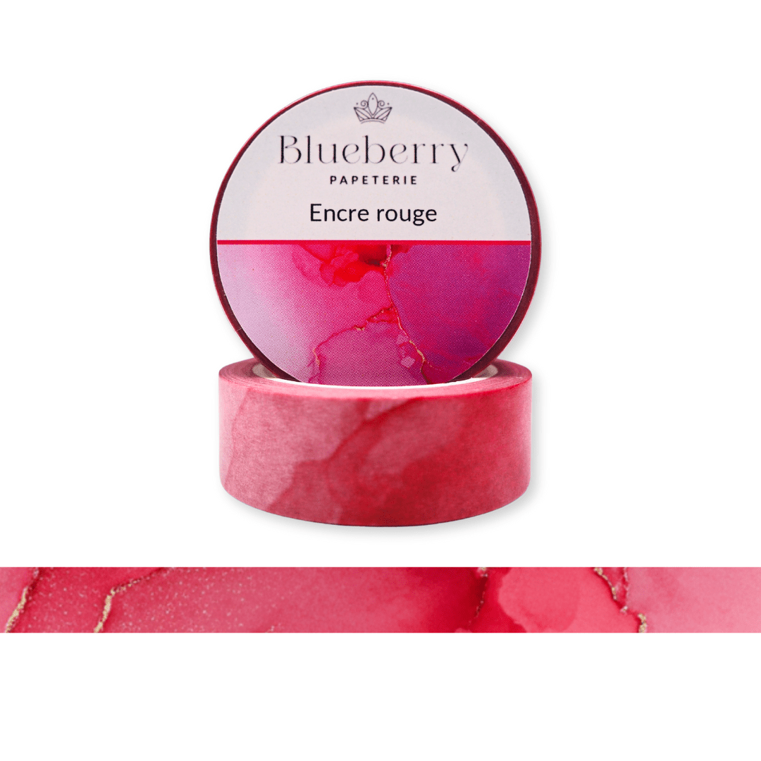 Ensemble Washi tape colorés - Blueberry Papeterie