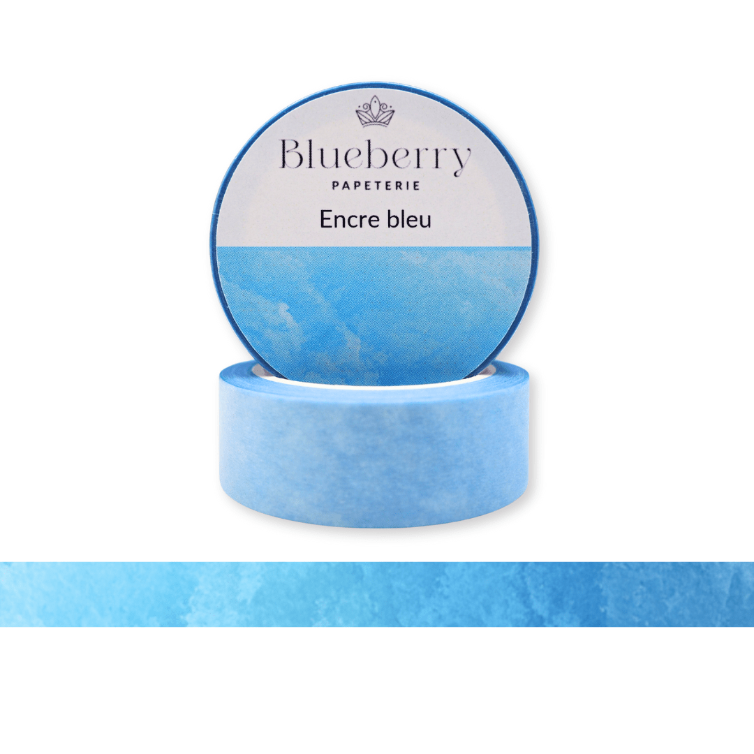Ensemble Washi tape colorés - Blueberry Papeterie