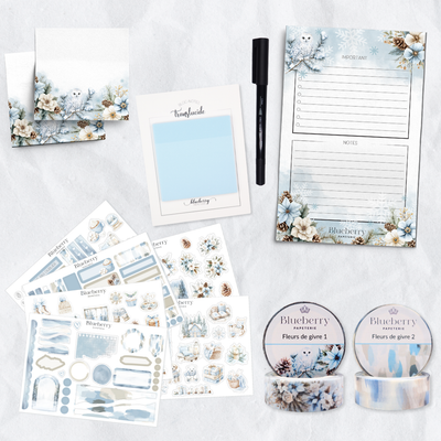 Ensemble thématique - Collection Fleurs de givre