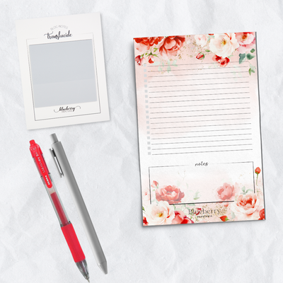 Ensemble cadeau Fleurs rouge