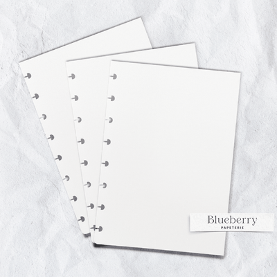 Recharge - 25 Feuilles vierges - A5 - Blueberry Papeterie