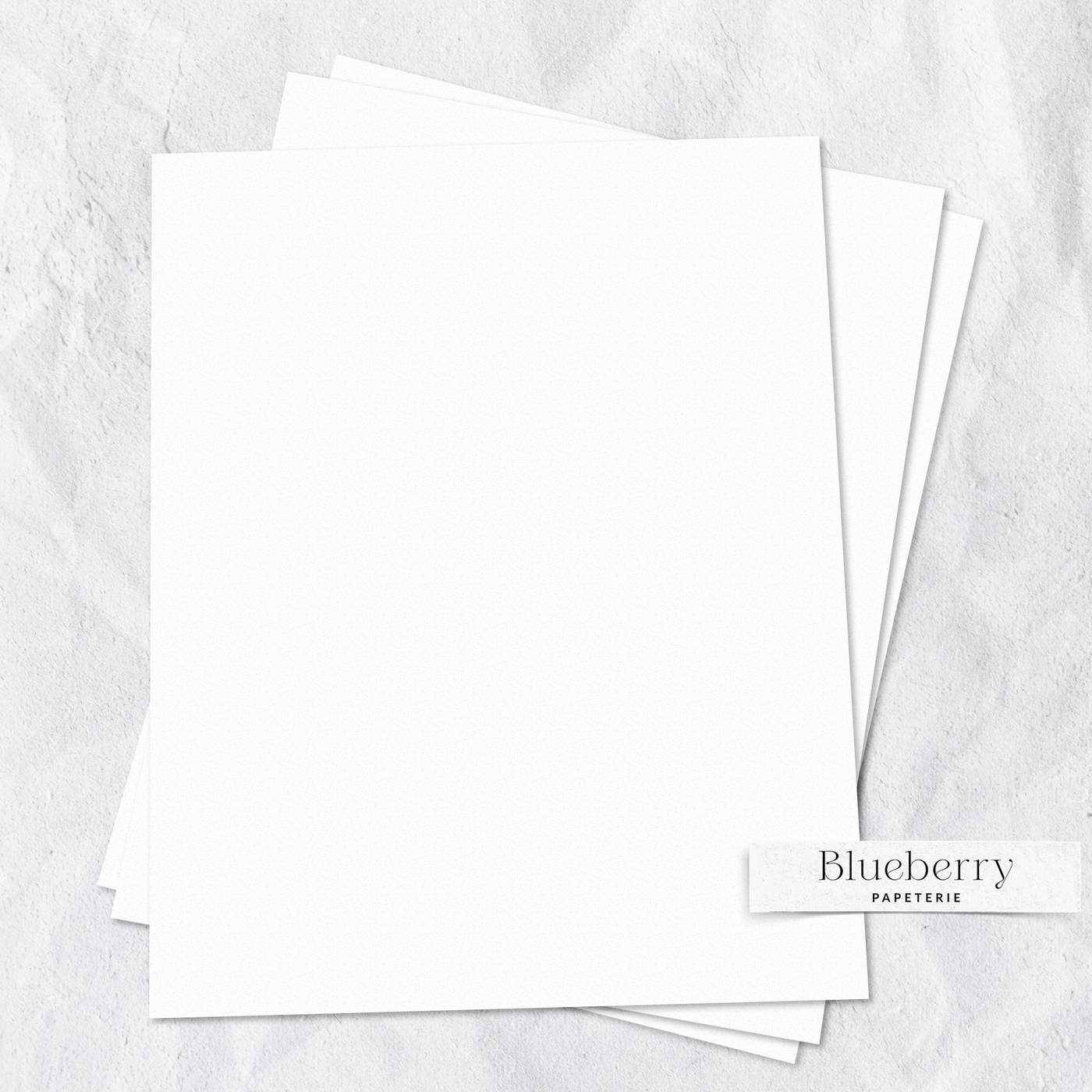 Recharge - 25 Feuilles vierges - Grand - Blueberry Papeterie