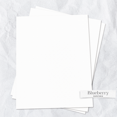 Recharge - 25 Feuilles vierges - Grand - Blueberry Papeterie