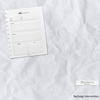 Recharge scolaire - Intervention - Blueberry Papeterie