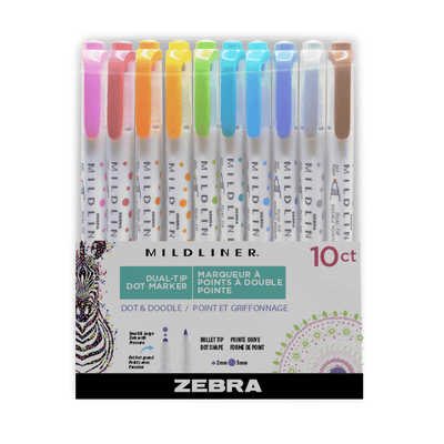 Surligneurs Mildliner Dot - Blueberry Papeterie