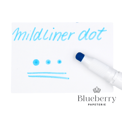 Surligneurs Mildliner Dot - Blueberry Papeterie