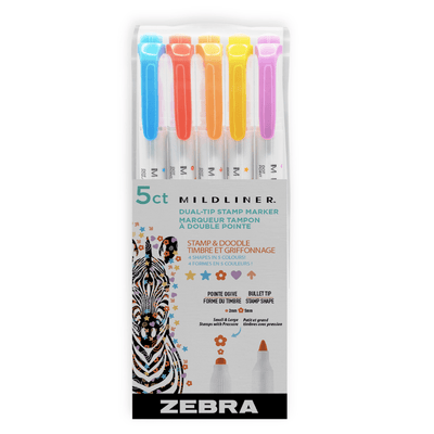 Surligneurs Mildliner Étampes - Blueberry Papeterie