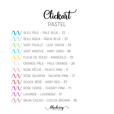 Clickart – Collection complète - Blueberry Papeterie