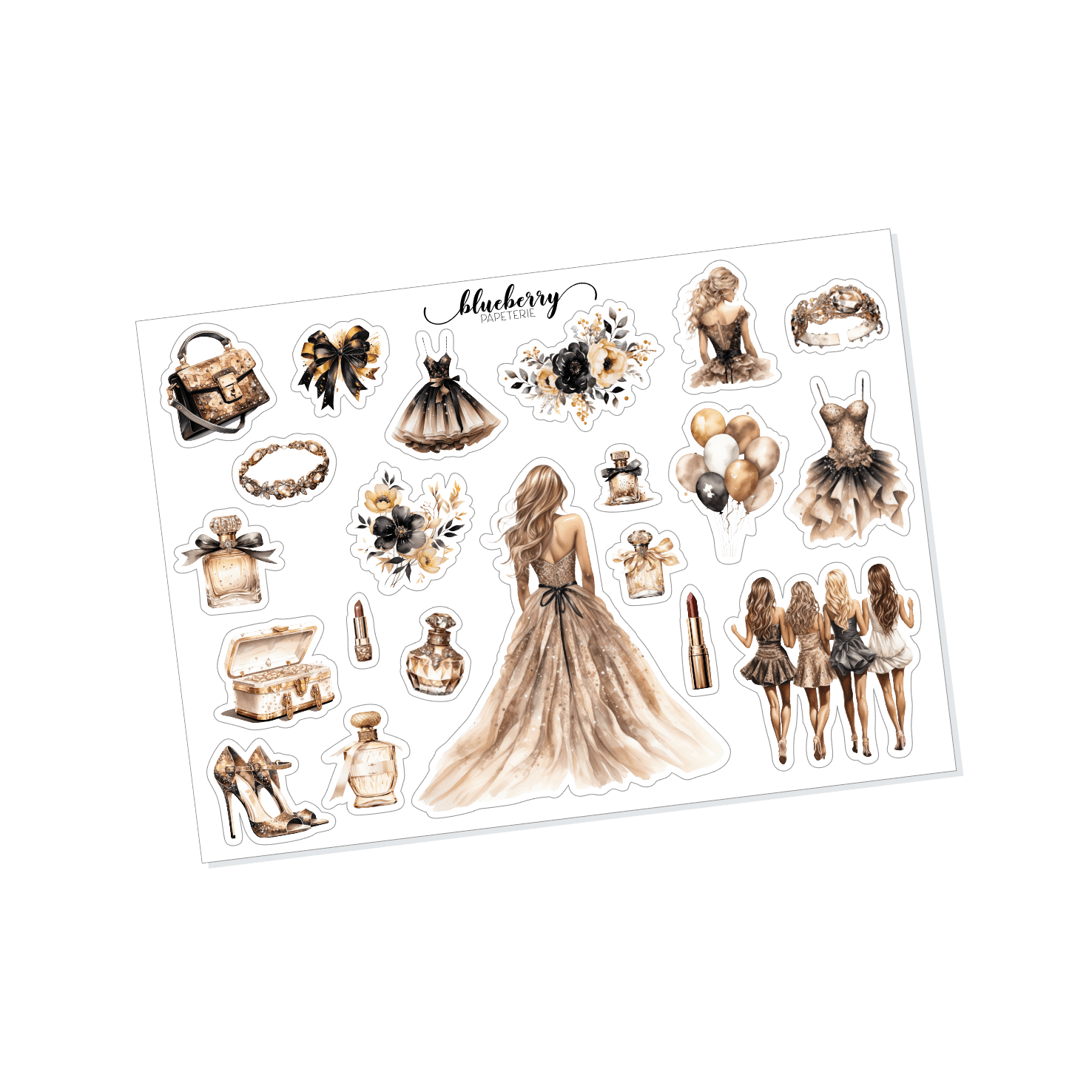 Glamorous Sticker Glamour sticker collection – Blueberry Papeterie