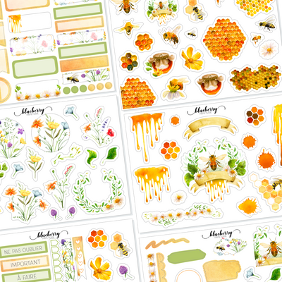 Honey Spring Sticker Collection