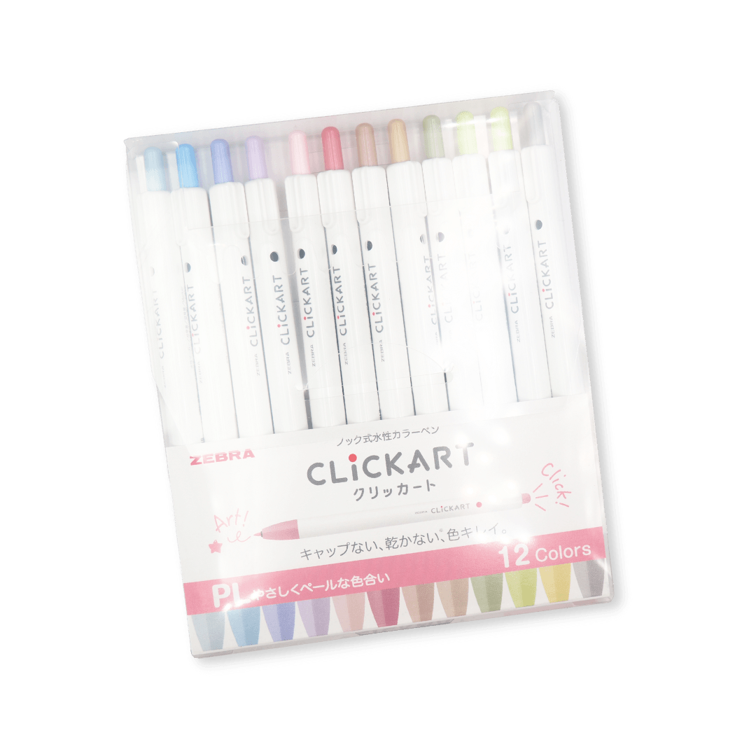 Crayons feutre Clickart - Doux - Blueberry Papeterie