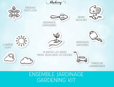 Planificateur de jardinage - Blueberry Papeterie