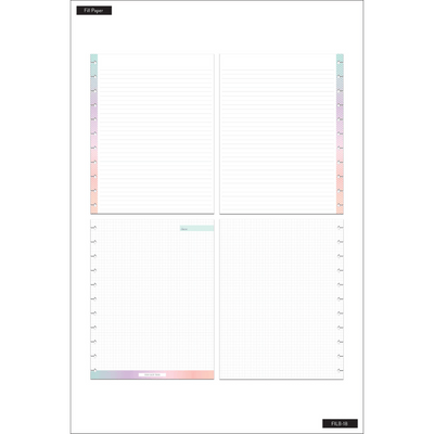 Recharge papier Happy Planner- You got this - Blueberry Papeterie