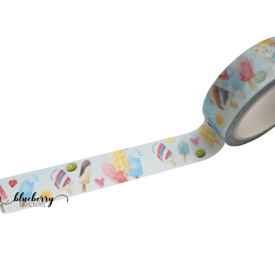 Ruban Washi - Sucette glacée - Blueberry Papeterie